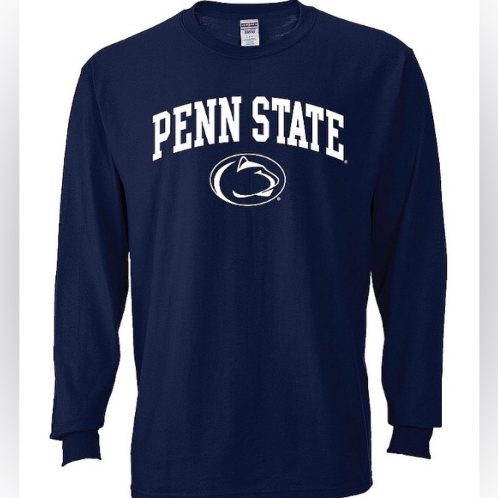 Gildan Navy Blue Penn State Long Sleeve Shirt